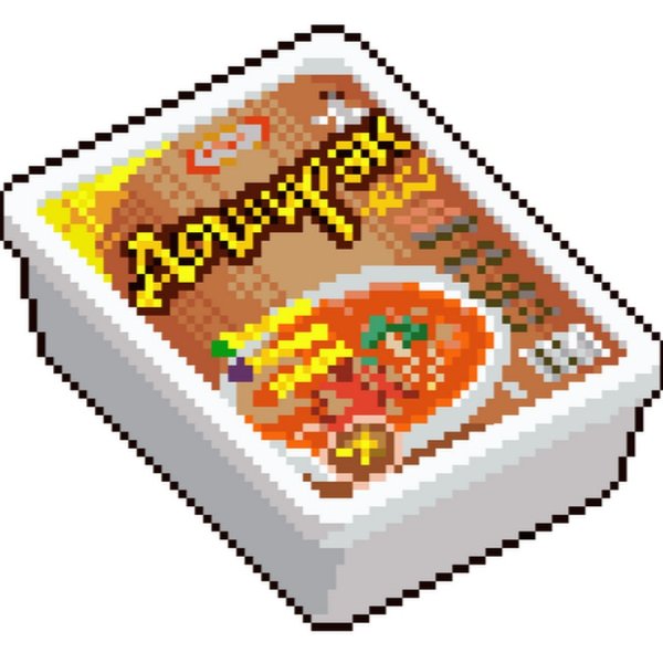 Доширак пиксель арт