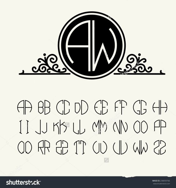 Сочетание букв в логотипе