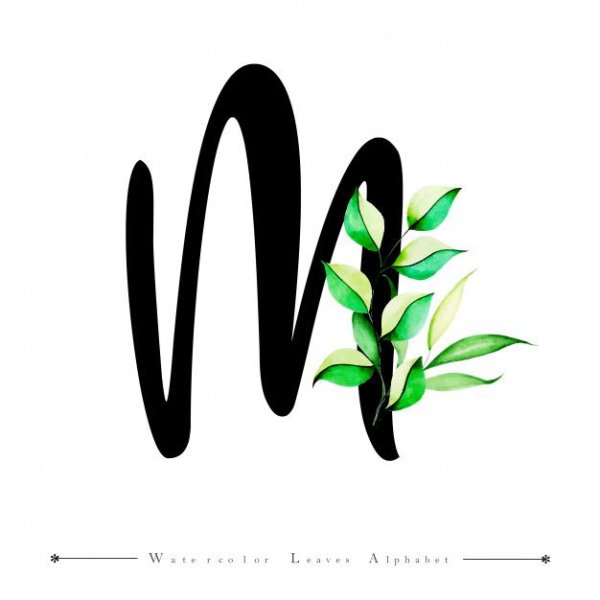 Стилизация буквы м