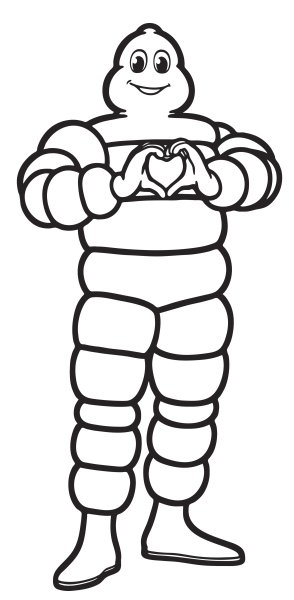 Бибендум Мишлен вектор