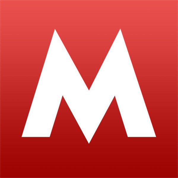 Логотип метро прозрачный
