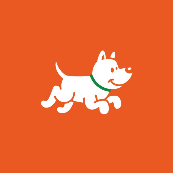 Красный отпечаток лапы