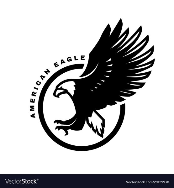 Орел летающий логотип