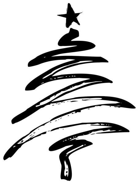 Стилизованная елочка