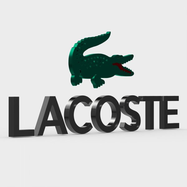 Lacoste надпись