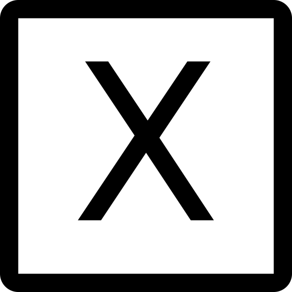 Логотип с буквой х