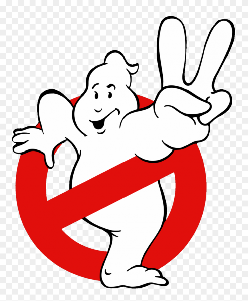 Наклейка охотники за привидениями