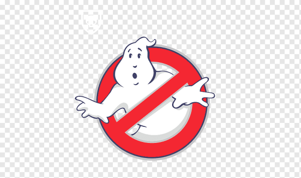 Векторный рисунок эмблема охотники за привидениями