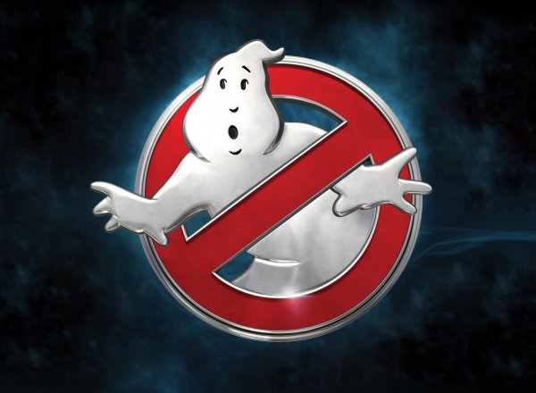 Охотники за привидениями логотип черно белый