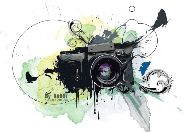 Фотоаппарат контур