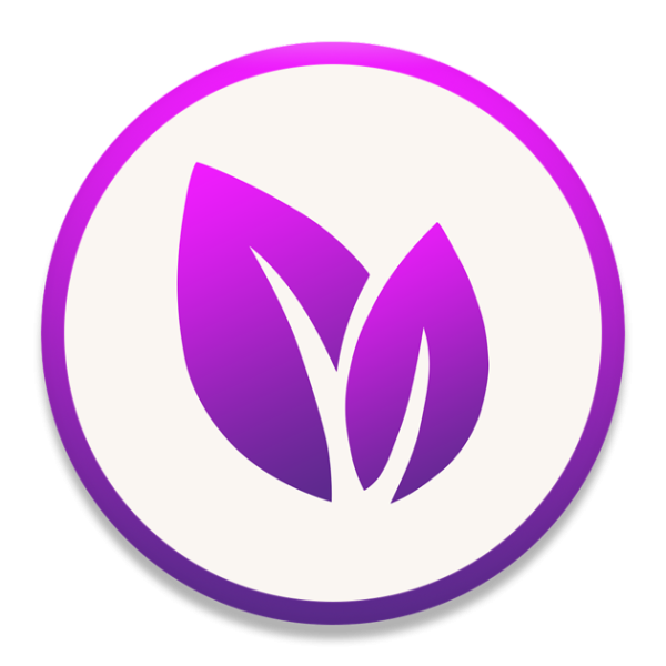 Сиреневый логотип