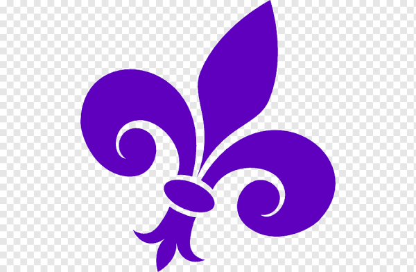 Флер де Лис фиолетовый