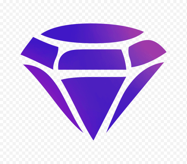 Алмаз логотип белый 1600 1600