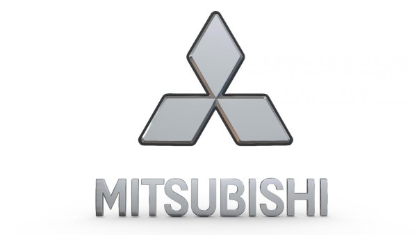 3д модель Mitsubishi logo