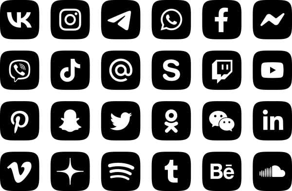 Значки соцсетей