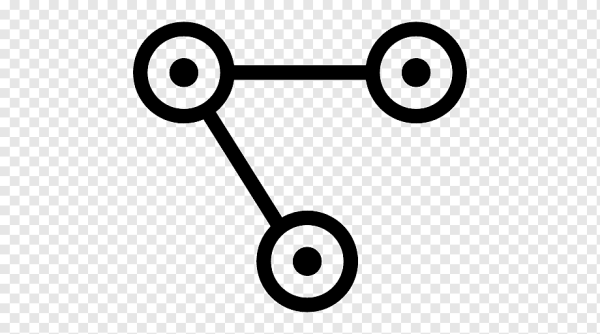 Линия с точкой пиктограмма