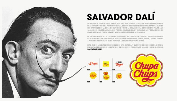 Чупа-Чупс логотип дали