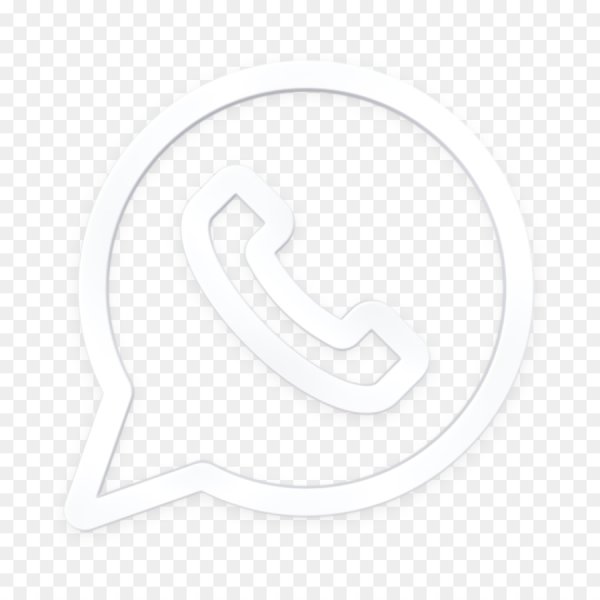 Значок ватсап белый без фона