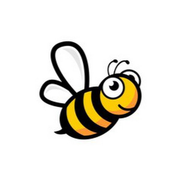 Пчелка силуэт