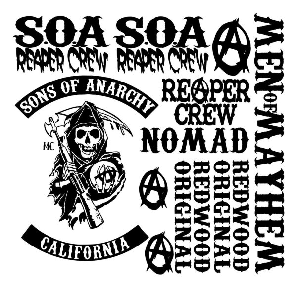 Sons of Anarchy лого вектор