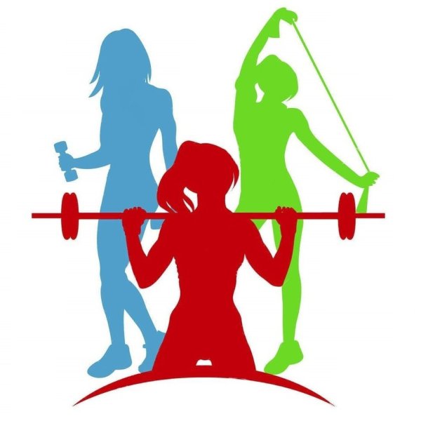 Кружок фитнес эмблема