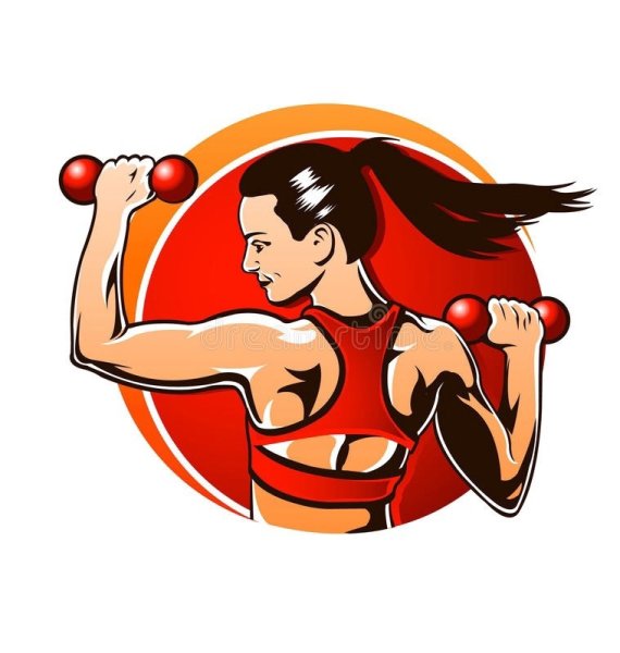 Фитнес инструктор вектор