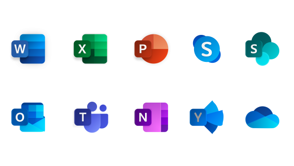 Логотипы офисных пакетов