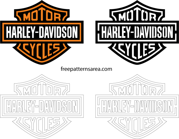 Векторный логотип Harley Davidson