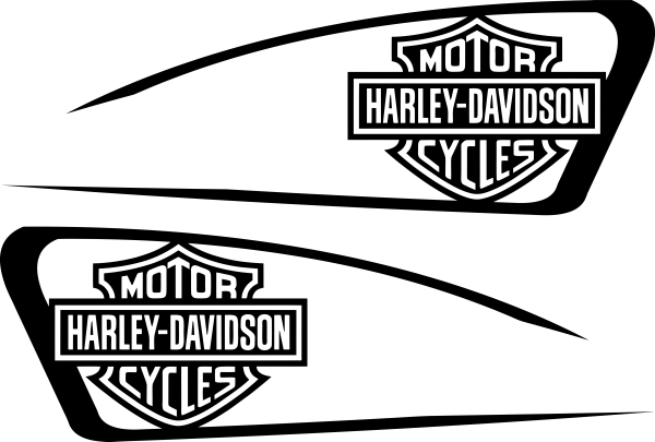 Эмблема Harley Davidson вектор