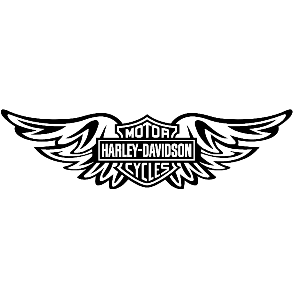 Эмблема Harley Davidson вектор