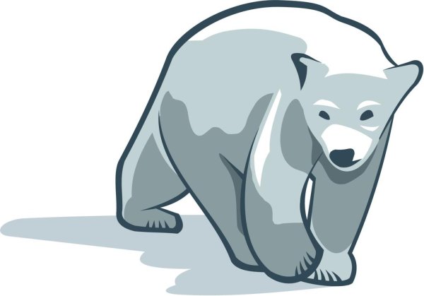 Белый медведь логотип
