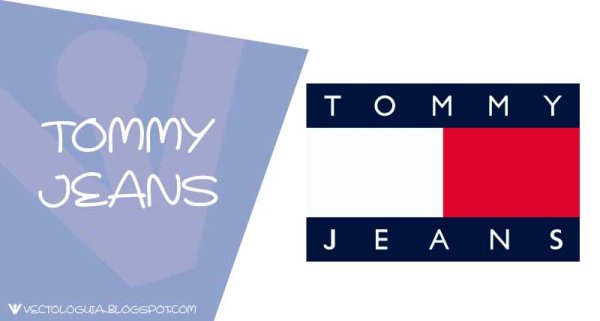 Tommy Hilfiger логотип на белом фоне