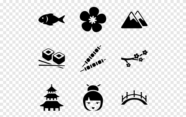 Иконки в японском стиле