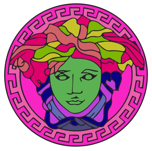 Versace head logo