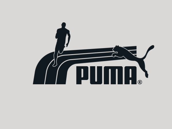 Puma логотип контур