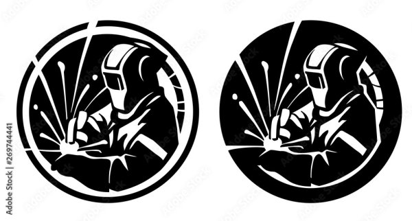 Надпись сварщик на прозрачном фоне