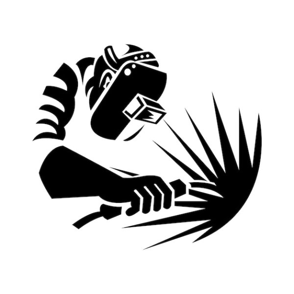 Сварщик силуэт