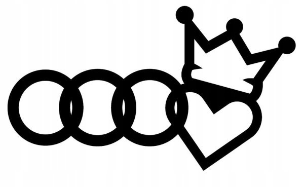 Прикольный значок Ауди
