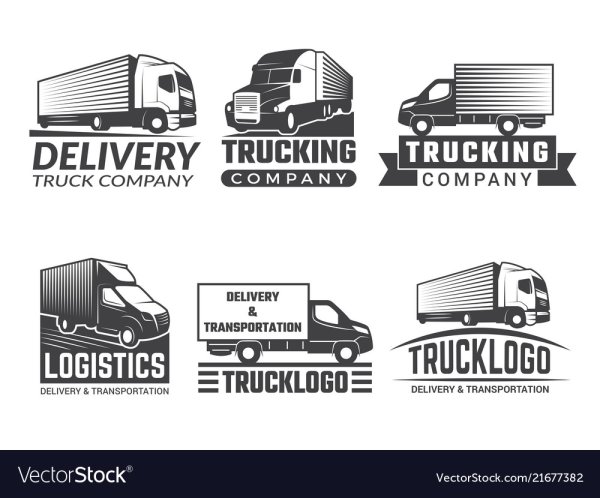Грузоперевозки готовый логотип