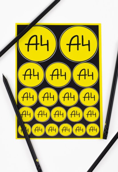 Наклейки а4 Влада бумаги