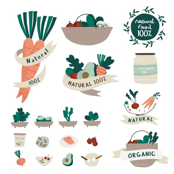 Логотип натуральных продуктов