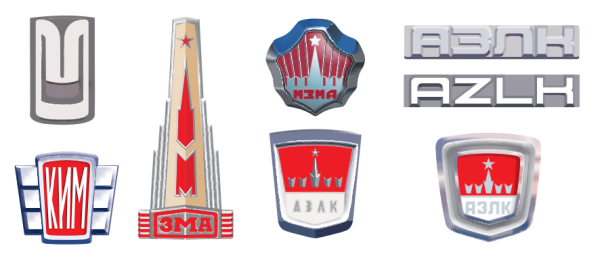 Эмблема завода Москвич