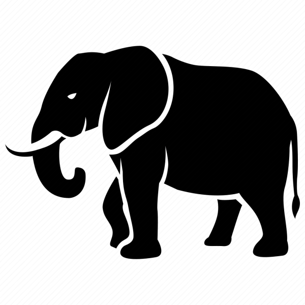 Силуэт слона