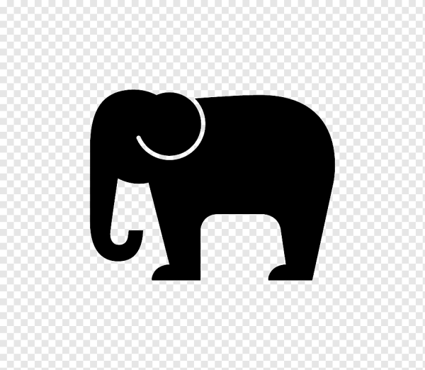 Силуэт слона