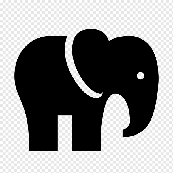 Силуэт слона