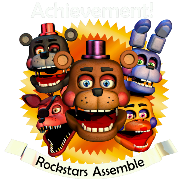 ФНАФ 6 рокстар АНИМАТРОНИКИ