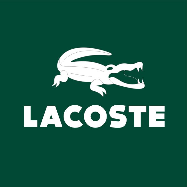 Lacoste бренд логотип