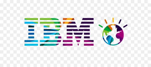 IBM логотип на прозрачном фоне