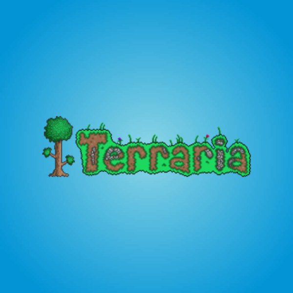 Terraria надпись