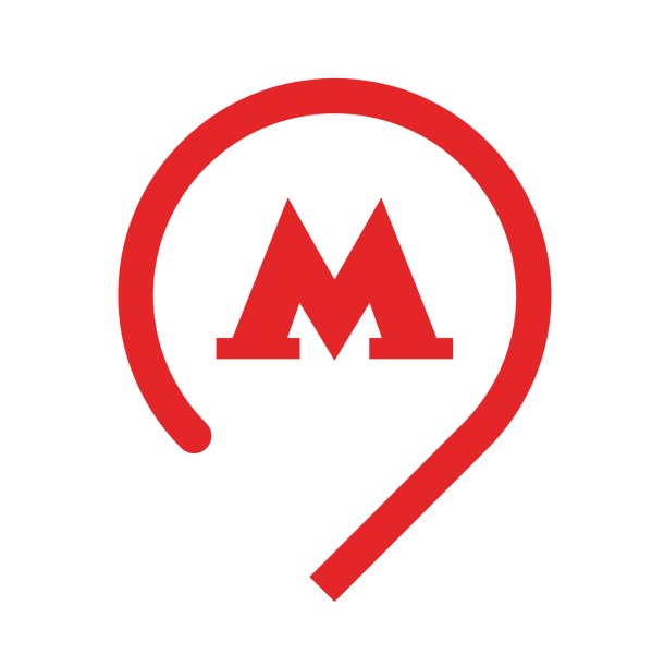 Логотип Московского метро Лебедев